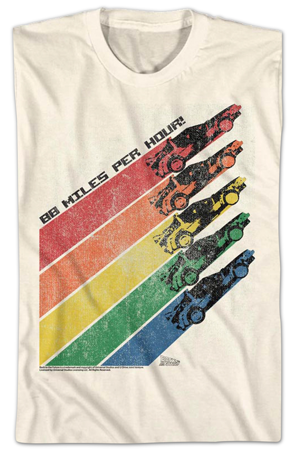 Retro 88 Miles Per Hour Back To The Future T-Shirt product image 2
