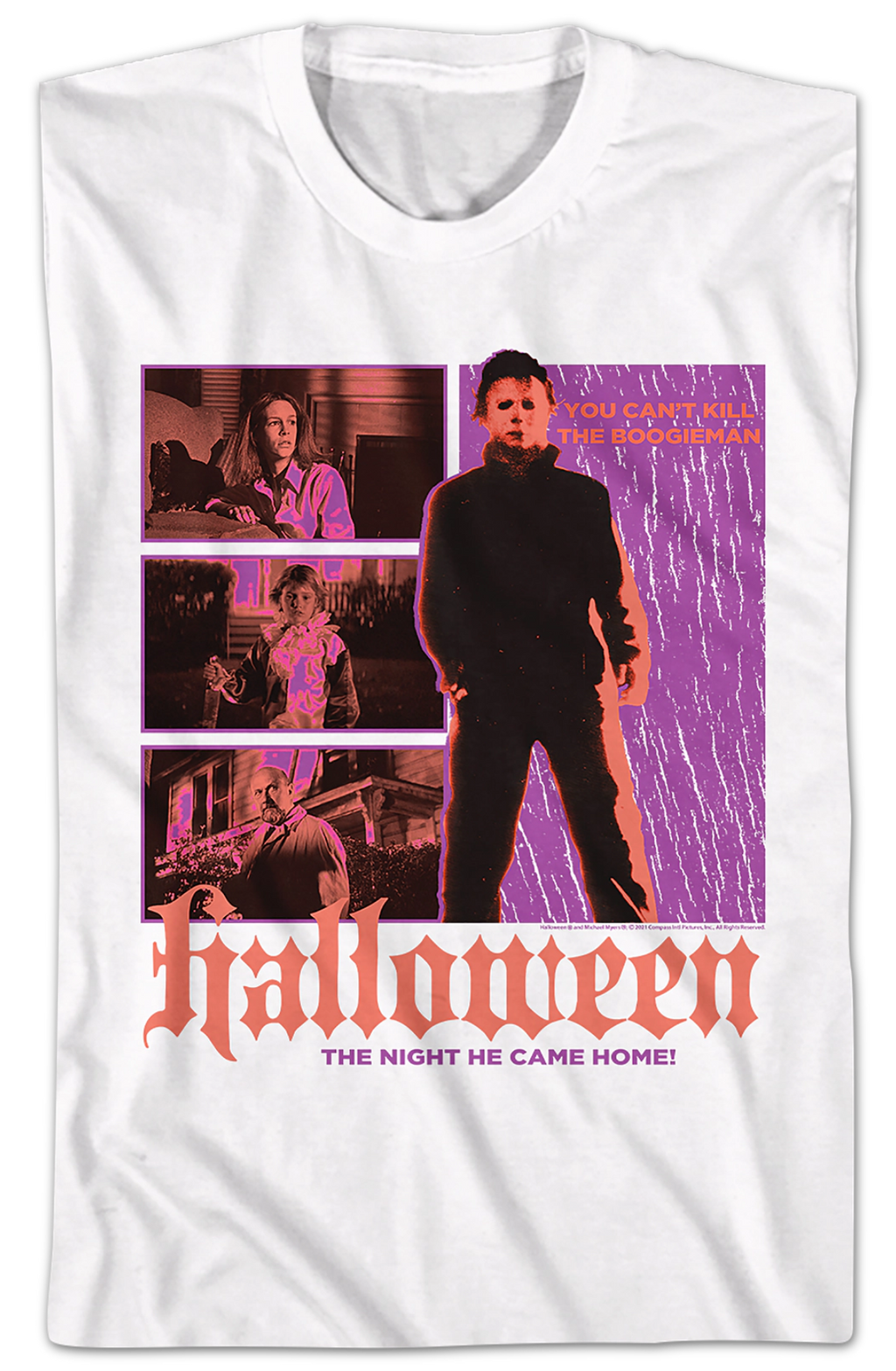 Retro Collage Poster Halloween T-Shirt
