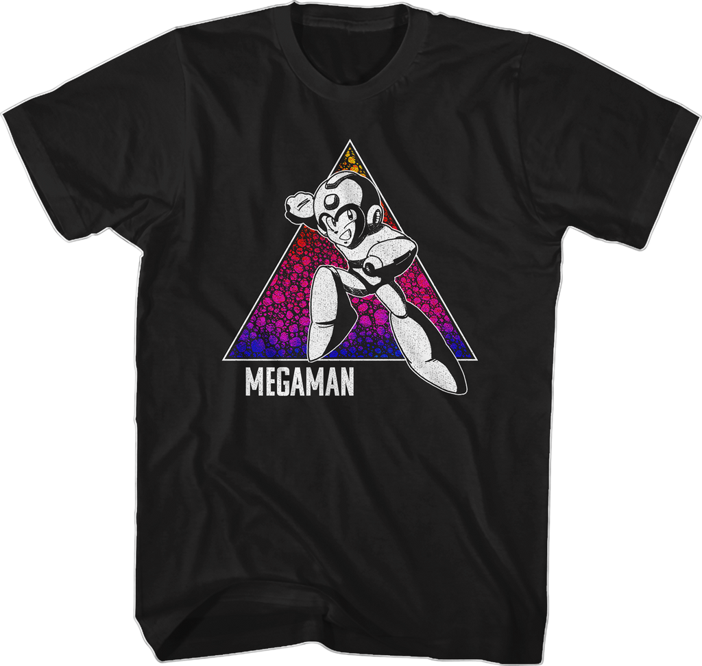 Retro Triangle Mega Man T-Shirt product image 1