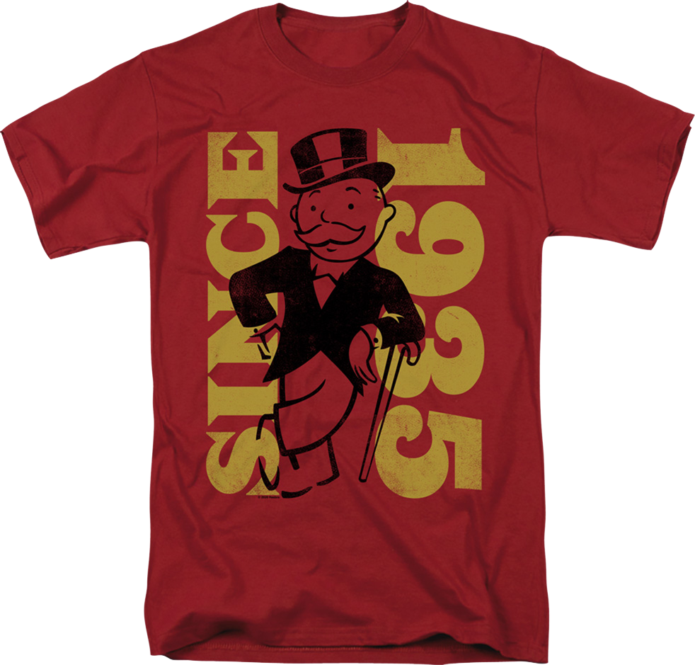 Rich Uncle Pennybags Since 1935 Monopoly T-Shirt product image 1