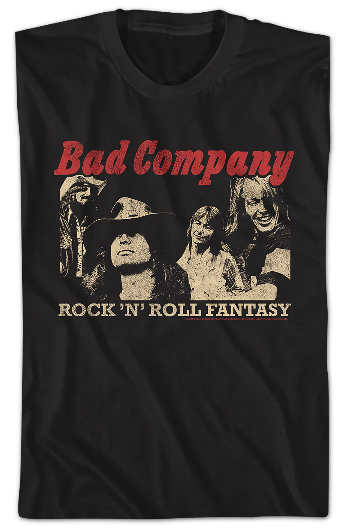 Rock 'N' Roll Fantasy The Very Best Of Bad Company T-Shirt product image 2