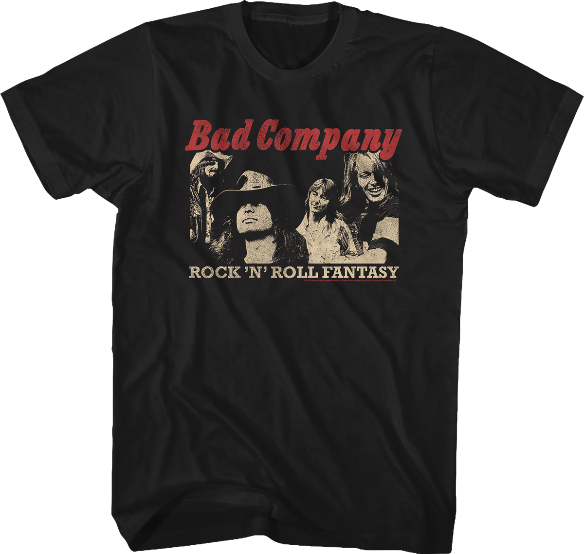 Rock 'N' Roll Fantasy The Very Best Of Bad Company T-Shirt product image 1