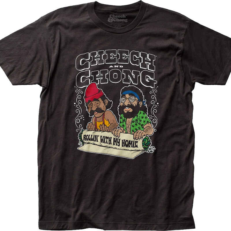 Rollin' With My Homie Cheech and Chong T-Shirt product image 1