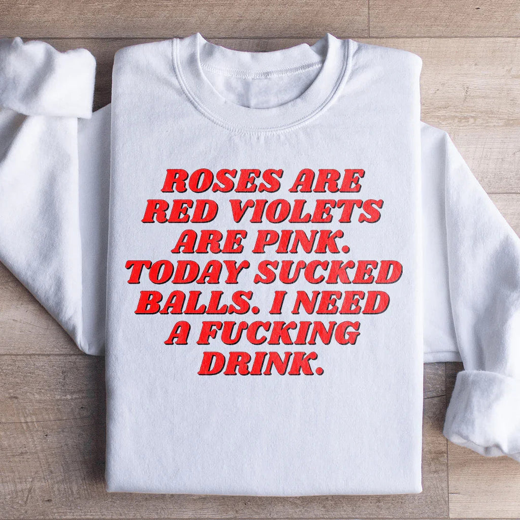 Relatable Bad Day Humor Graphic Fleece Pullover – "Today product image 2