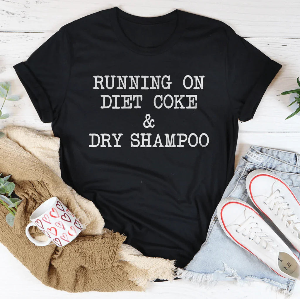 Relatable Mom Life Graphic Top – "Running On Diet Coke & product image 3