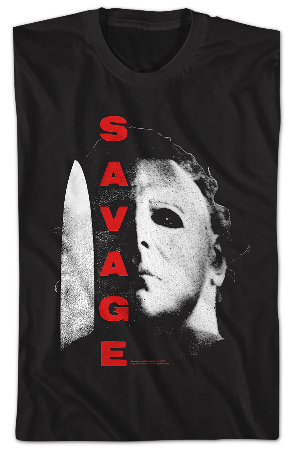 Savage Michael Myers Halloween T-Shirt product image 2