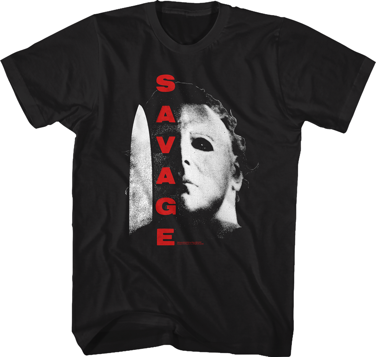 Savage Michael Myers Halloween T-Shirt product image 1