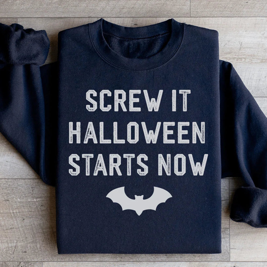 Screw It Halloween Starts Now Sweatshirt product image 2
