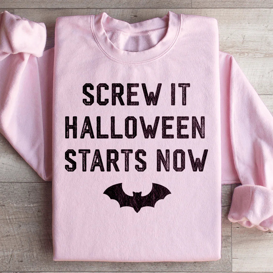 Screw It Halloween Starts Now Sweatshirt product image 3