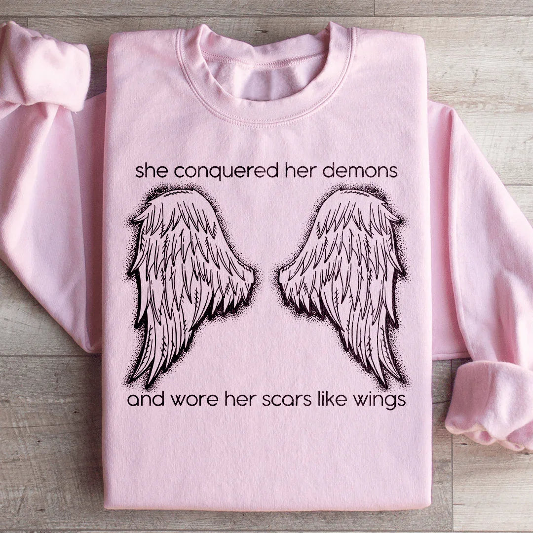She Conquered Her Demons And Wore Scars Like Wings product image 4