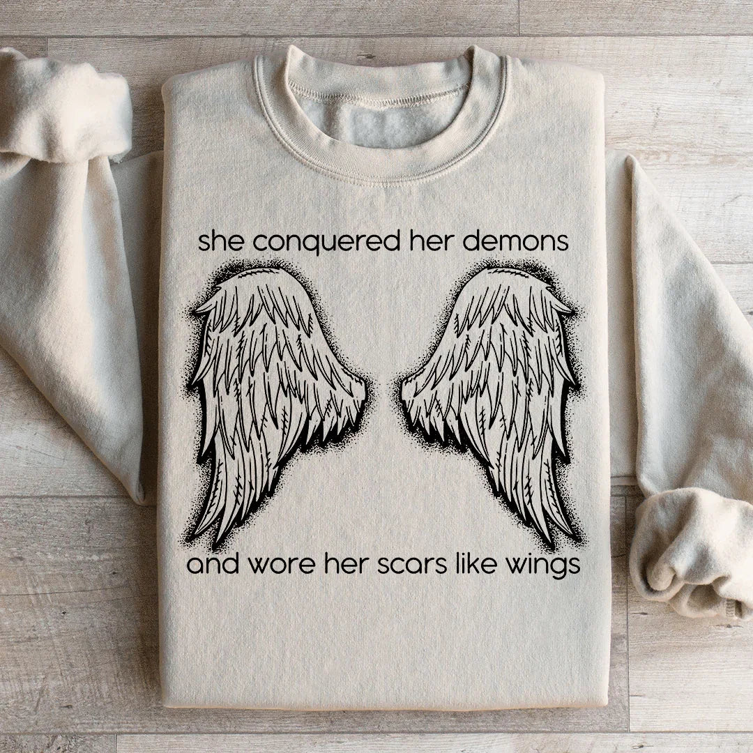 She Conquered Her Demons And Wore Scars Like Wings product image 2