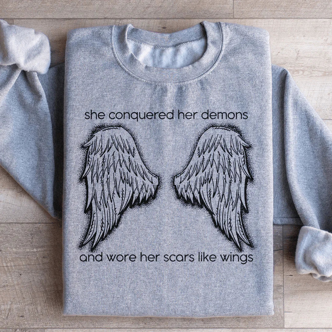 She Conquered Her Demons And Wore Scars Like Wings product image 1