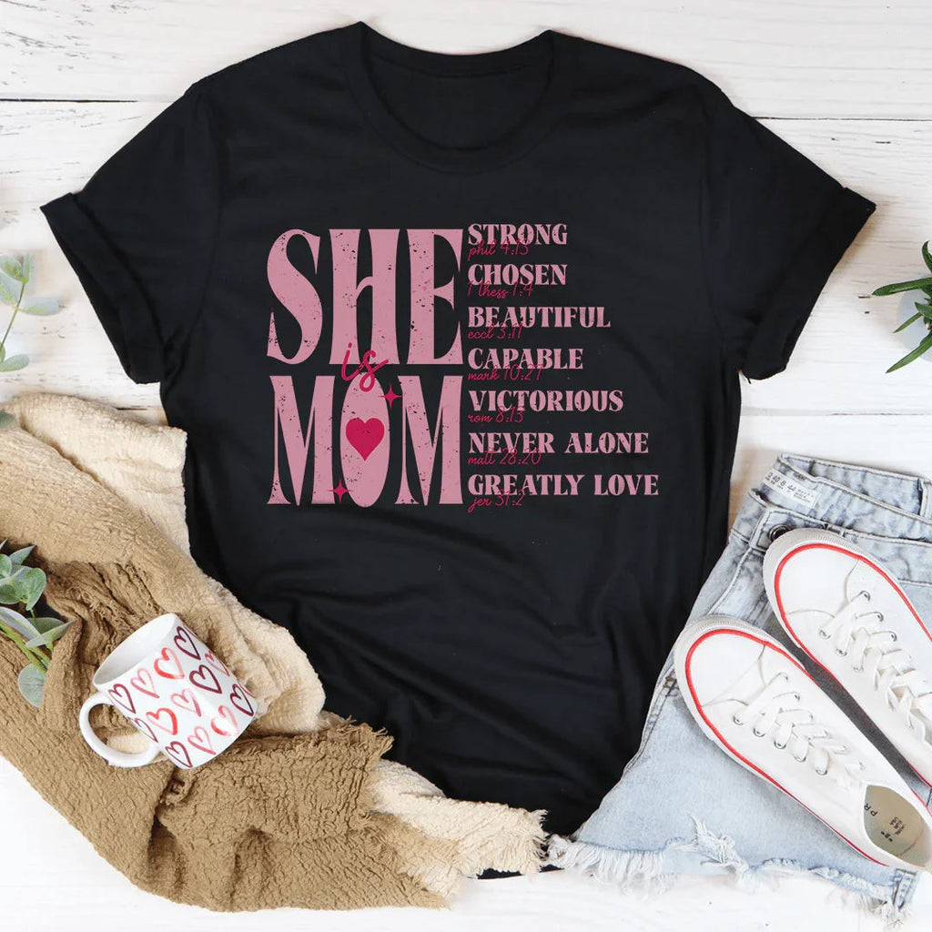 She Is Mom Tee product image 3