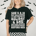 She's A 10 But Halloween Is Her Favorite Holiday Tee product image 1