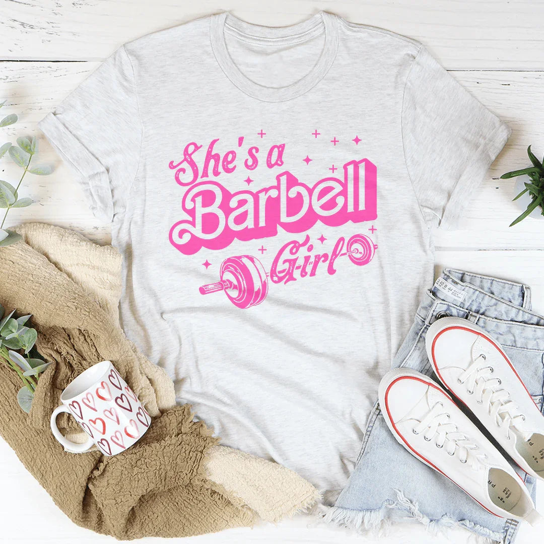 She's A Barbell Girl Tee product image 3