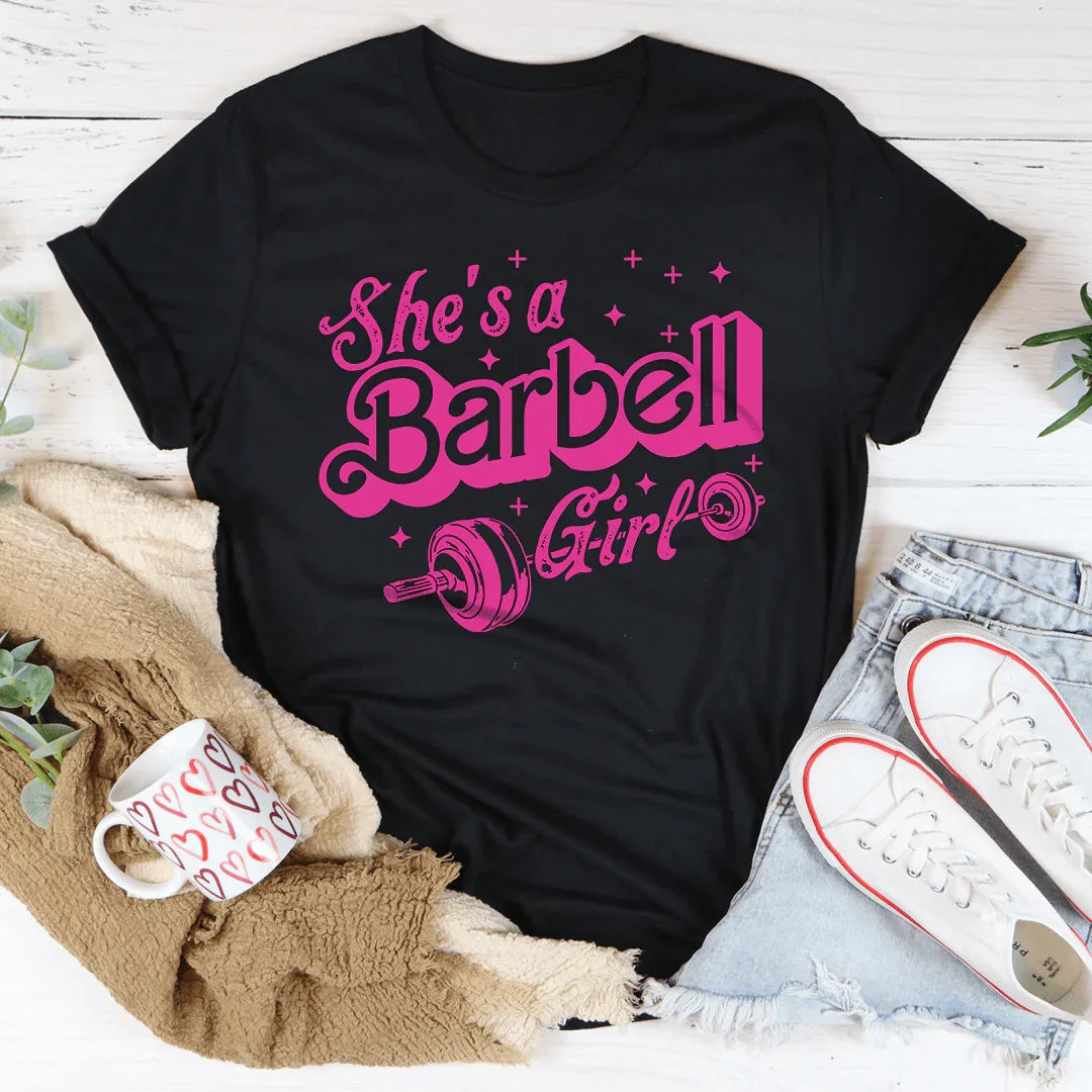 She's A Barbell Girl Tee product image 1