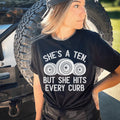 She's A Ten, But She Hits Every Curb Tee product image 1