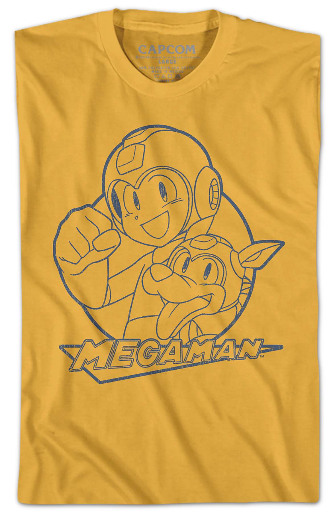 Sketch of Rush and Mega Man T-Shirt product image 2