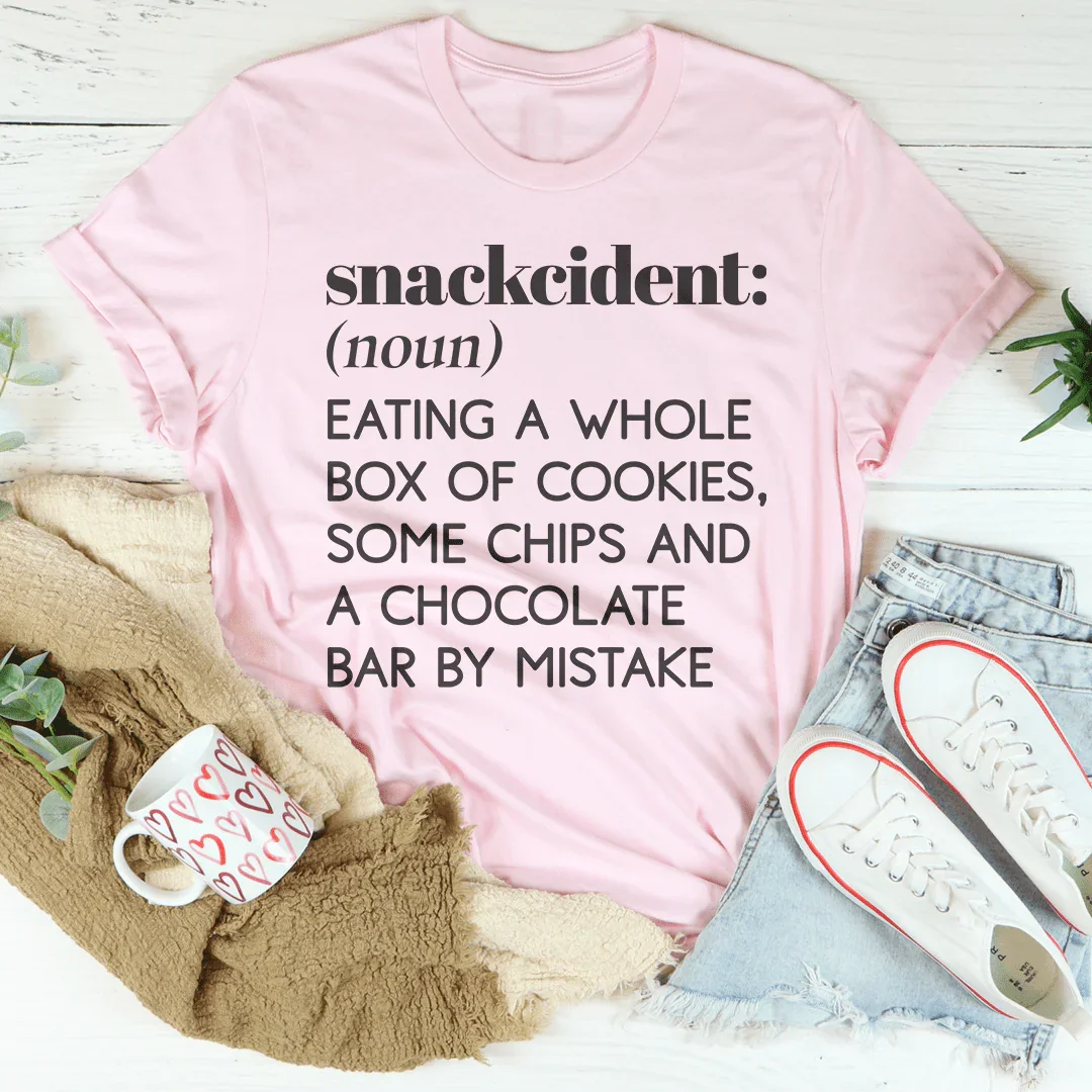 Snackcident Noun Eating A Whole Box Of Cookies Tee product image 2