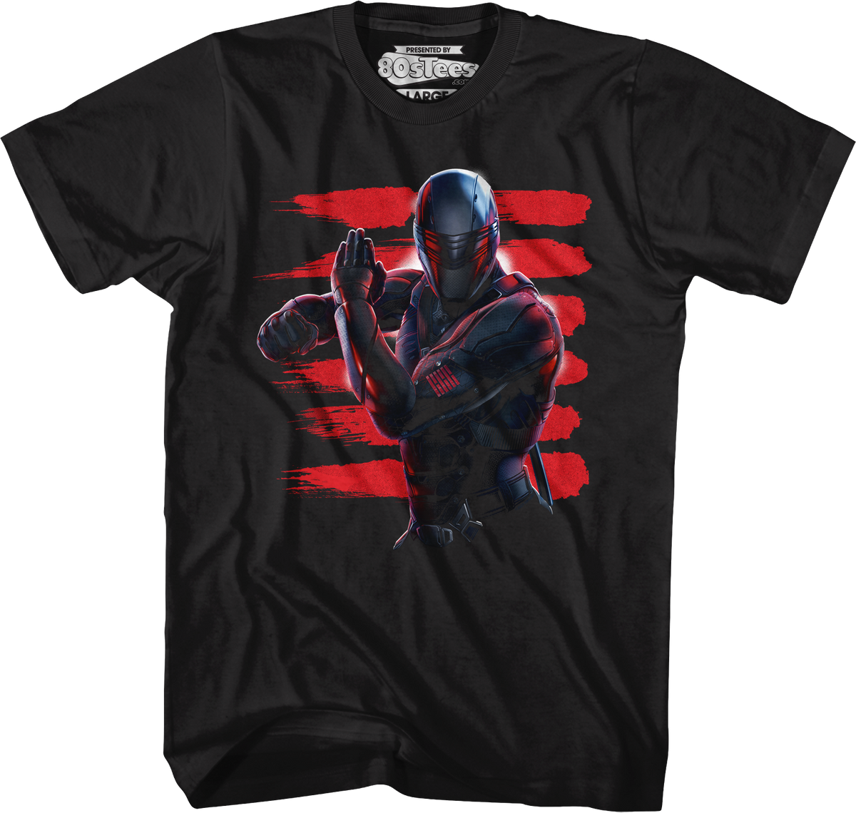 Snake Eyes Action Pose GI Joe T-Shirt product image 1