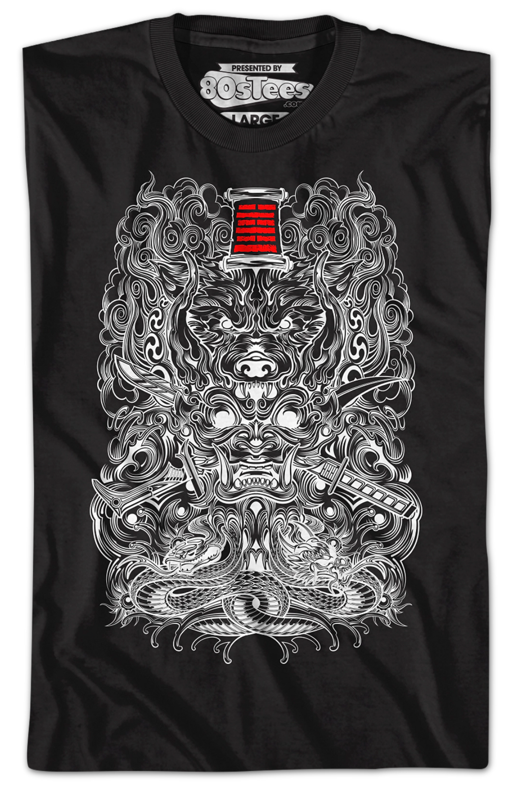 Snake Eyes Tattoo GI Joe T-Shirt product image 2
