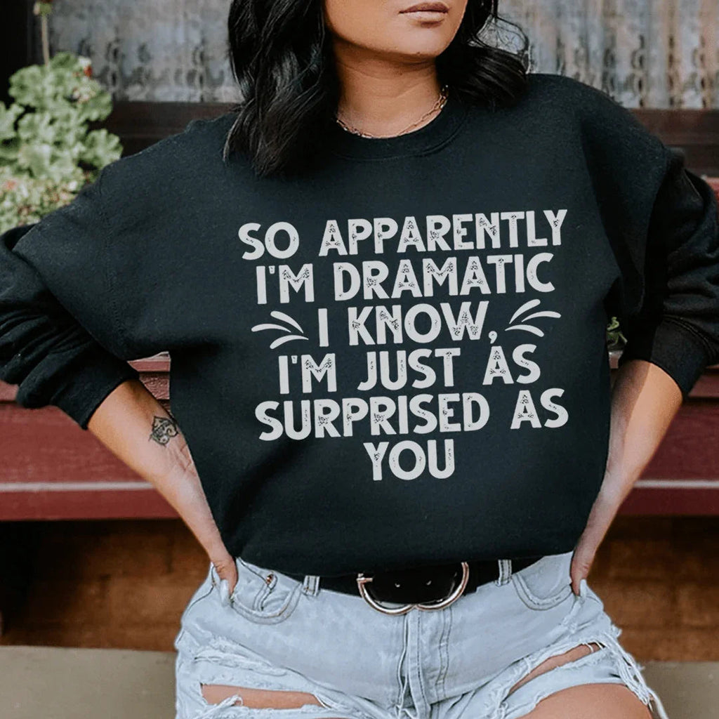Sassy Queen Humor Fleece Pullover – "So Apparently I'm product image 1