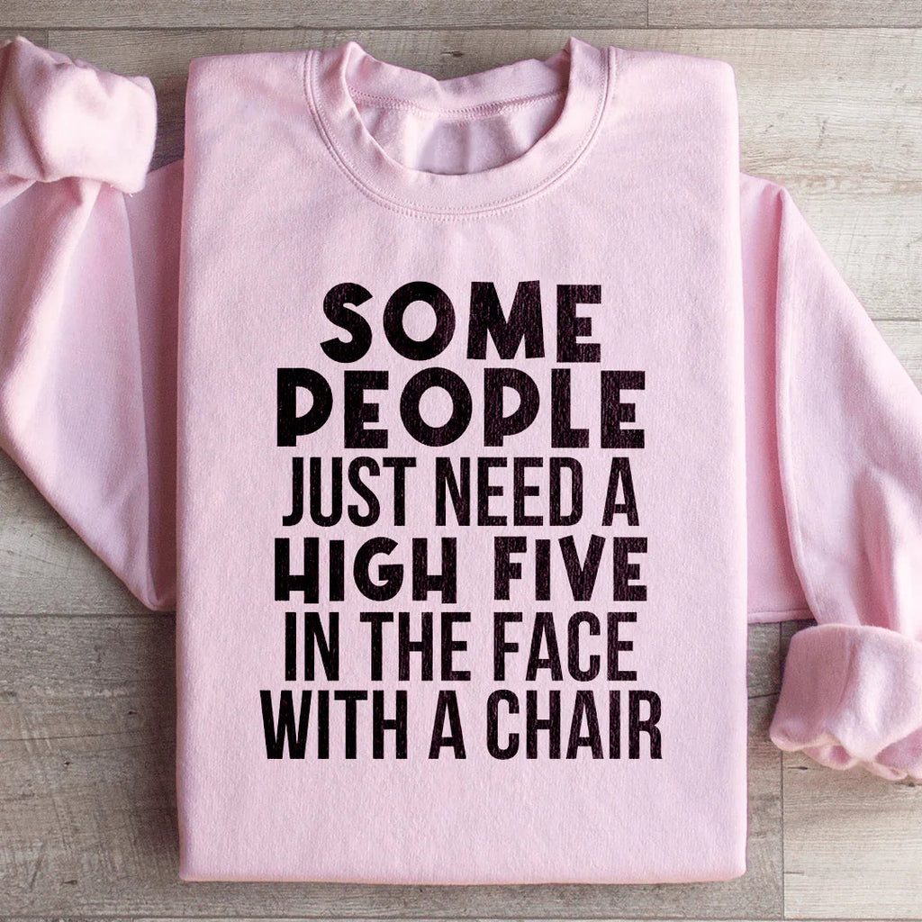 Some People Just Need A High Five Sweatshirt product image 3