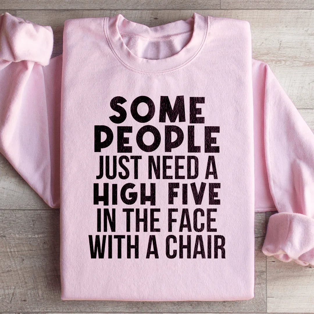 Some People Just Need A High Five Sweatshirt product image 3