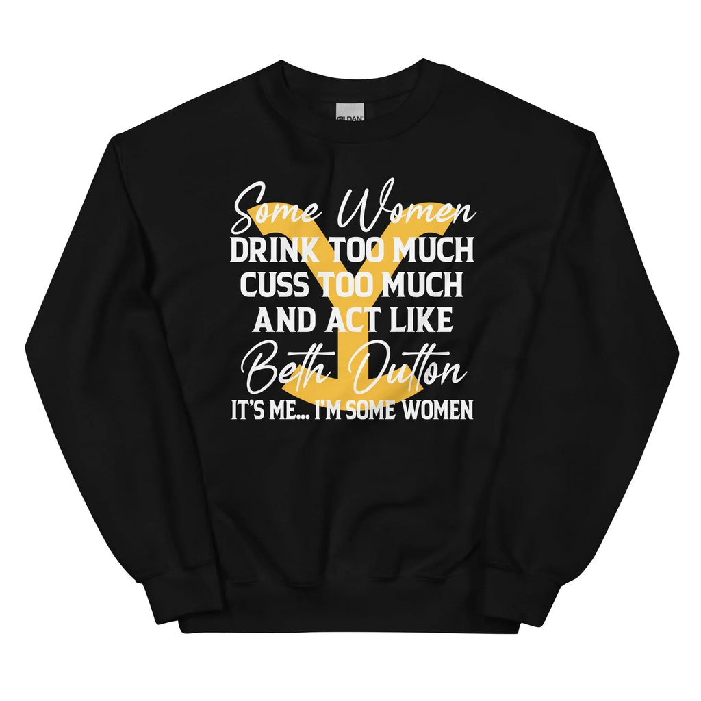 Some Women Cuss Too Much Drink Sweatshirt product image 4