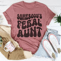 Wild & Sassy Aunt Graphic Top – "Somebody's Feral Funny Tee product image 1