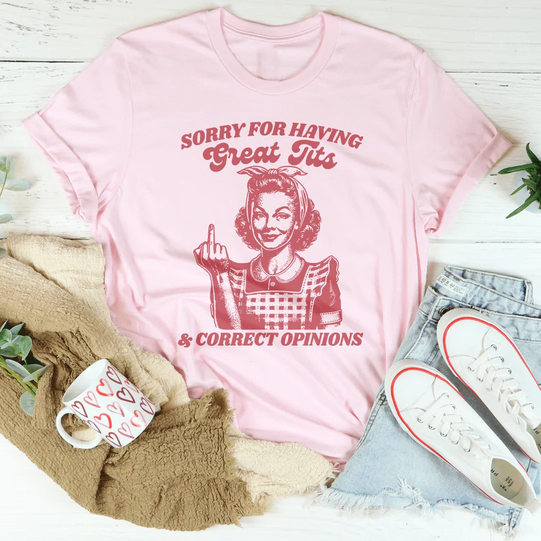 Sassy Unapologetic Statement Top – "Great Tits & Correct product image 2