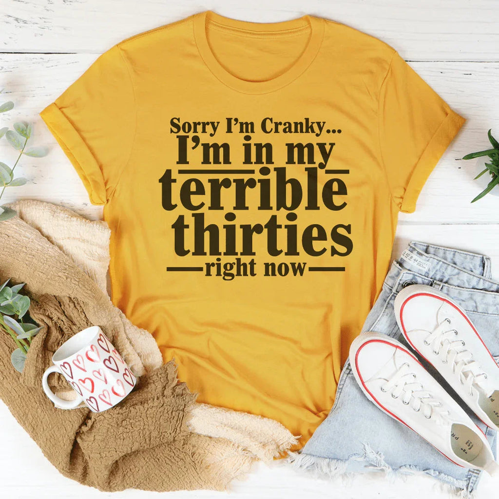 Sorry I'm Cranky Tee product image 4
