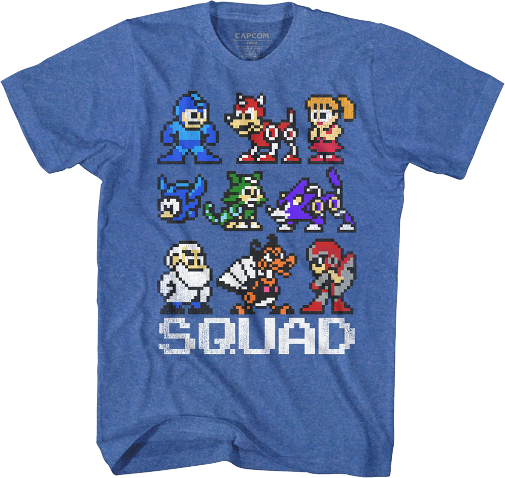 Squad Mega Man T-Shirt product image 1