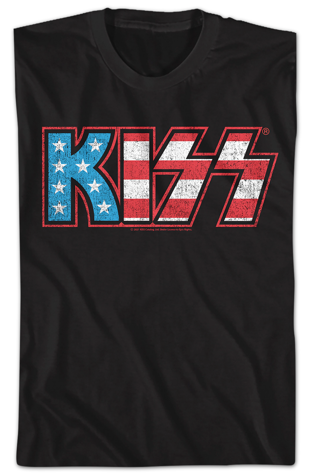 Stars And Stripes Logo KISS T-Shirt product image 2