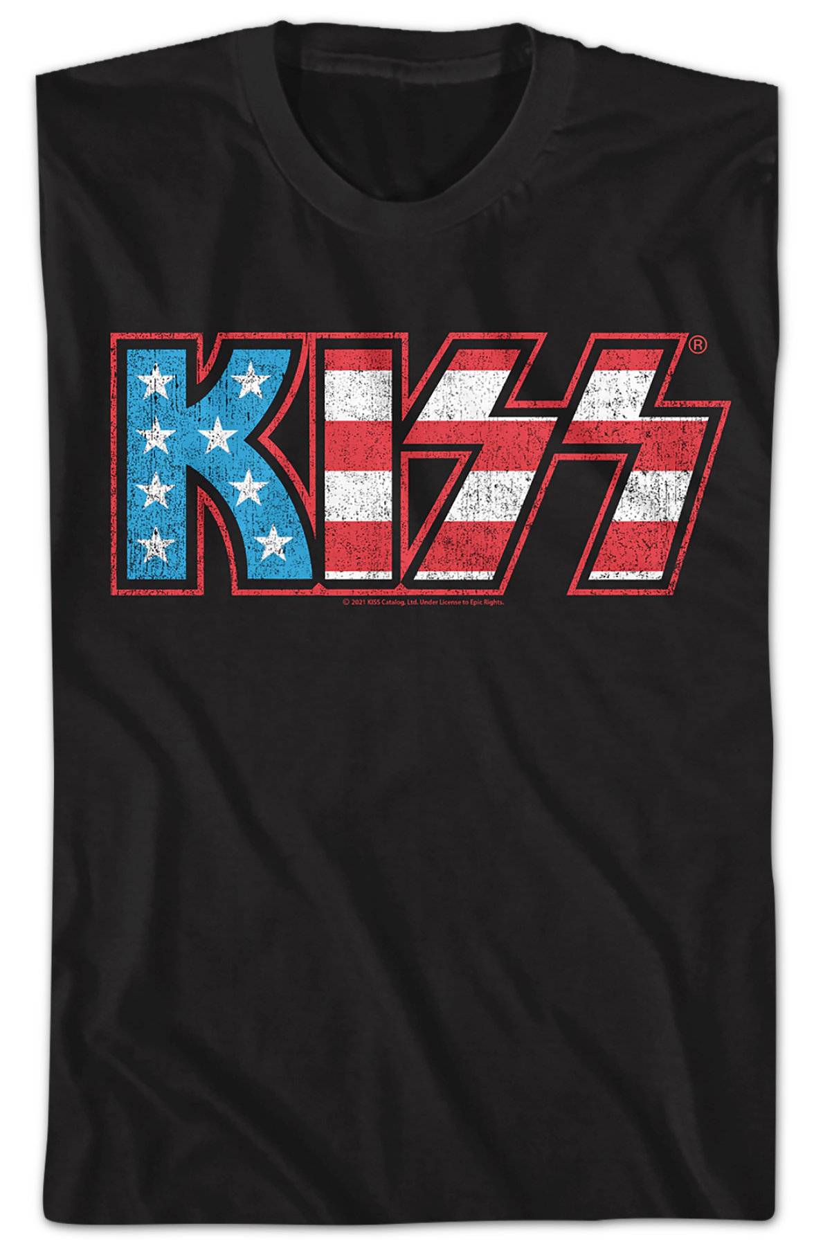 Stars And Stripes Logo KISS T-Shirt product image 2