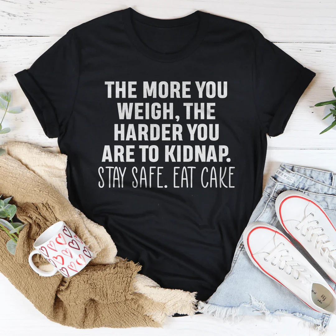 Stay Safe Eat Cake Tee product image 3