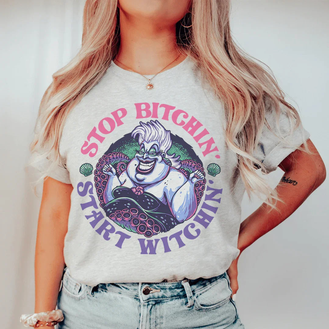 Stop Bitchin' Start Witchin' Tee product image 2