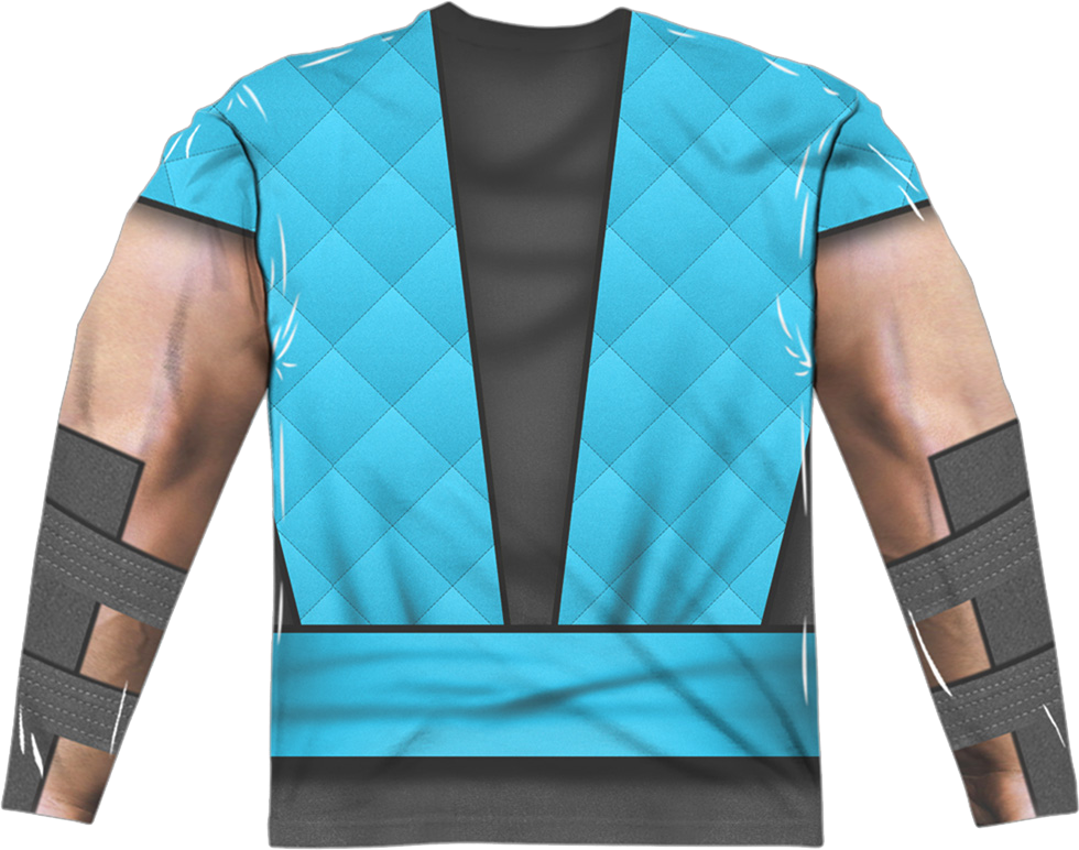 Sub-Zero Costume Mortal Kombat Long Sleeve Shirt product image 3