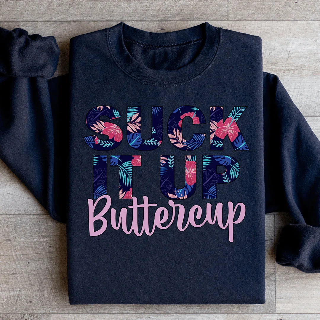 Suck It Up Buttercup Floral Sweatshirt product image 2