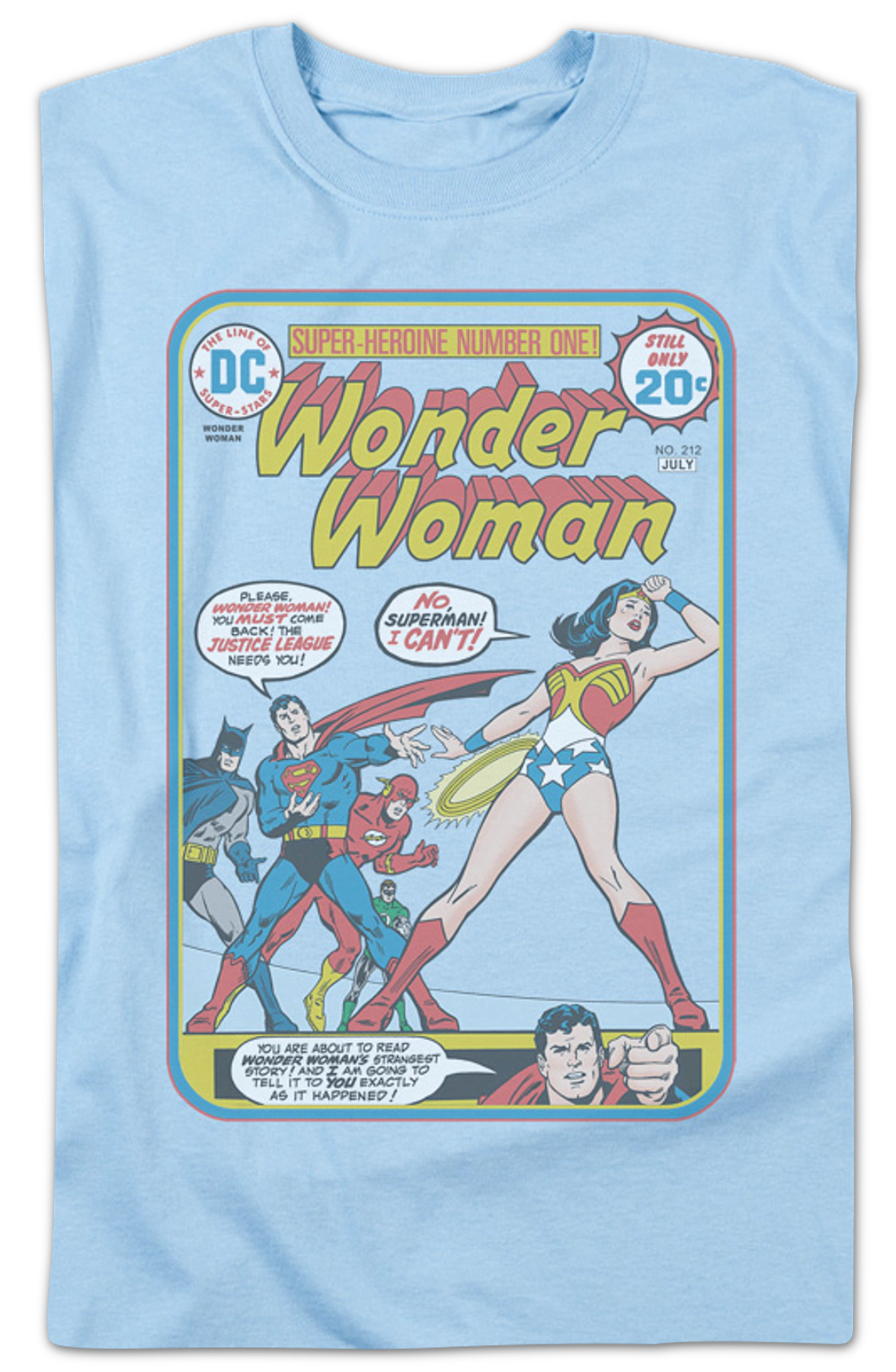 Super-Heroine Number One Wonder Woman T-Shirt product image 2