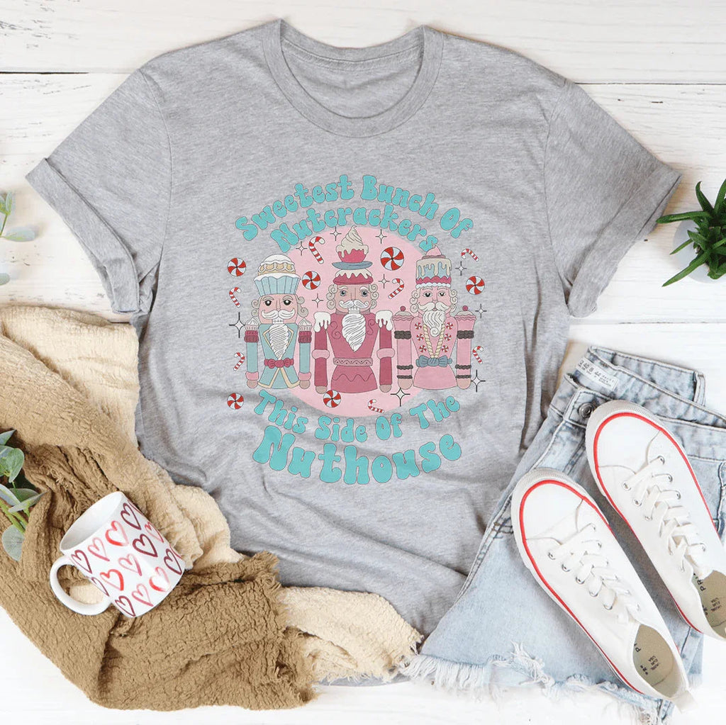 Sweetest Bunch Of Nutcrackers This Side Of The Nuthouse Tee product image 2