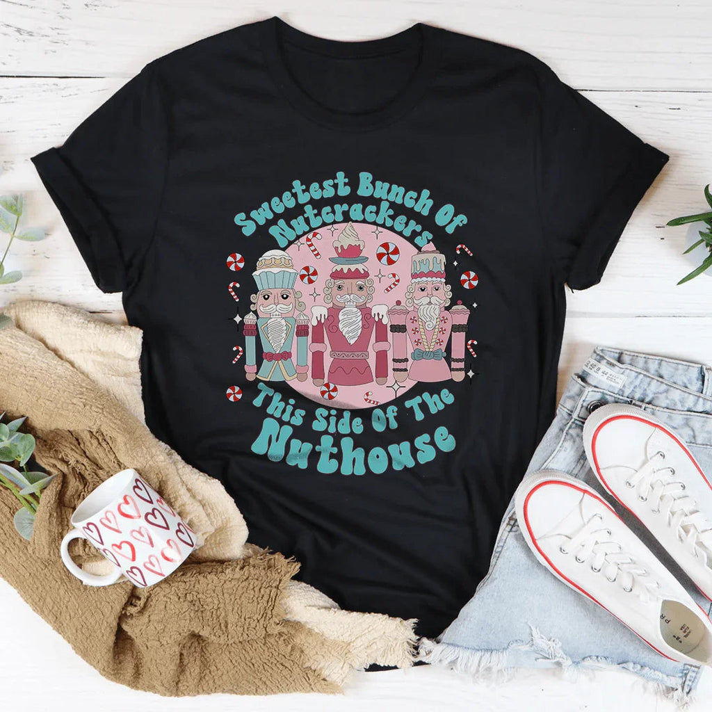 Sweetest Bunch Of Nutcrackers This Side Of The Nuthouse Tee product image 1