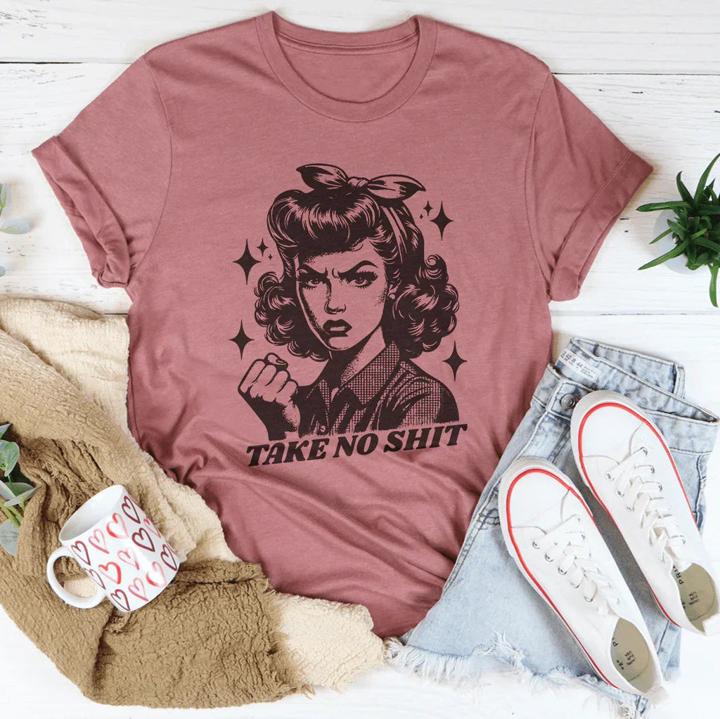 Take No Shit Retro Tee product image 1
