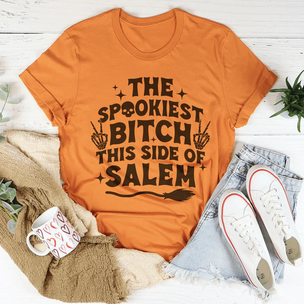 The Spookiest B-tch This Side Of Salem Tee product image 1