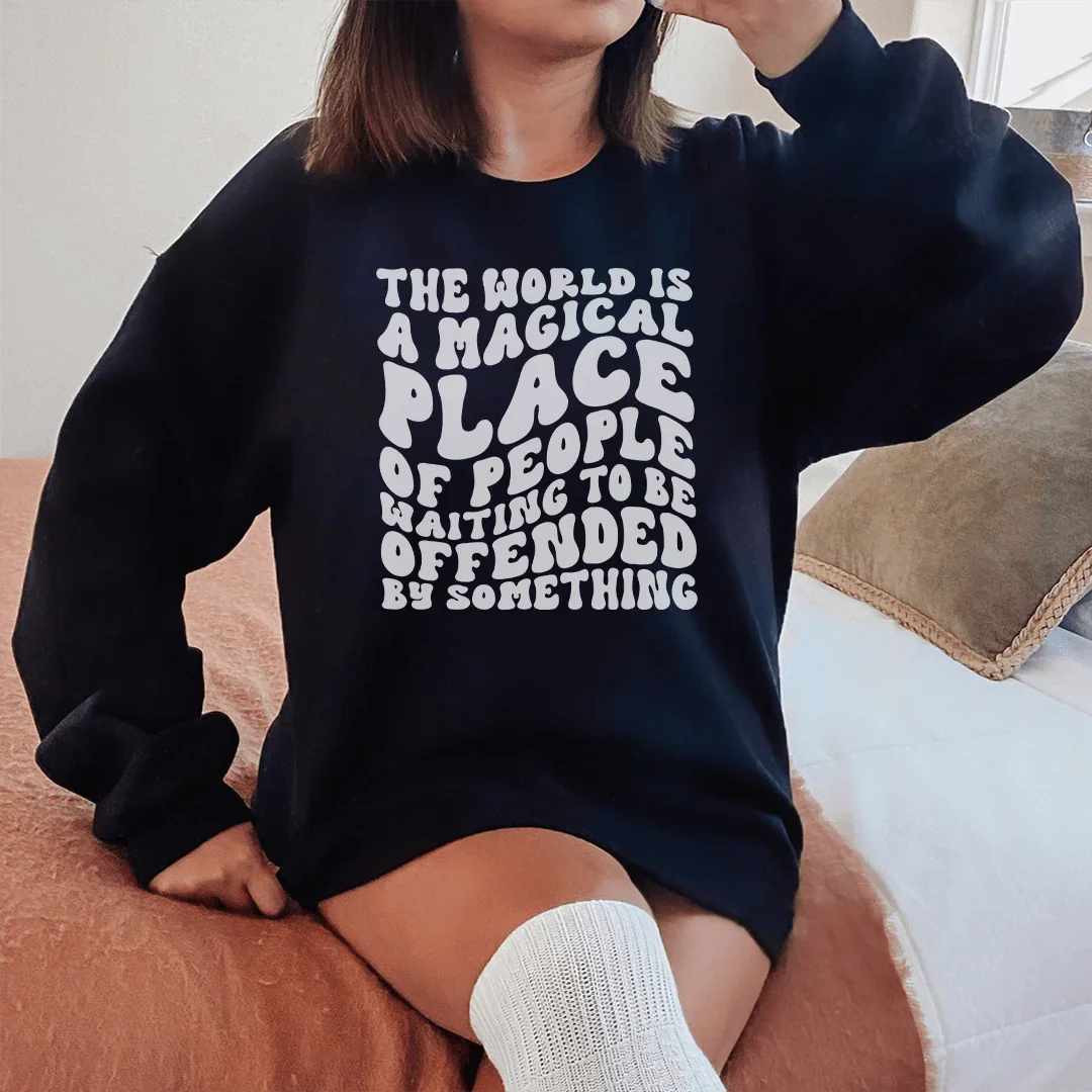 The World Is A Magical Place Of People Waiting Sweatshirt product image 1