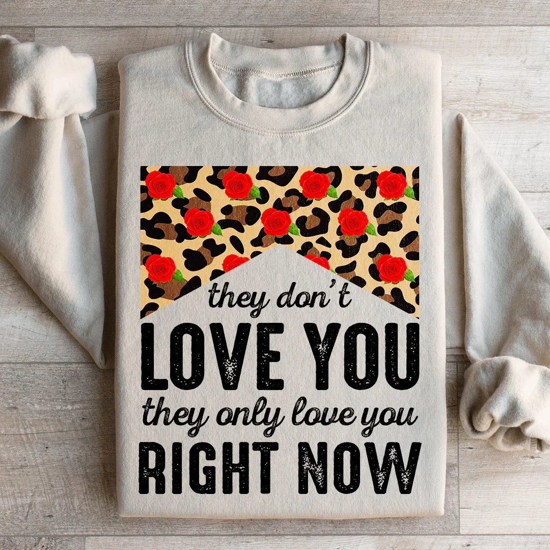 They Don't Love You Only Right Now Sweatshirt product image 4