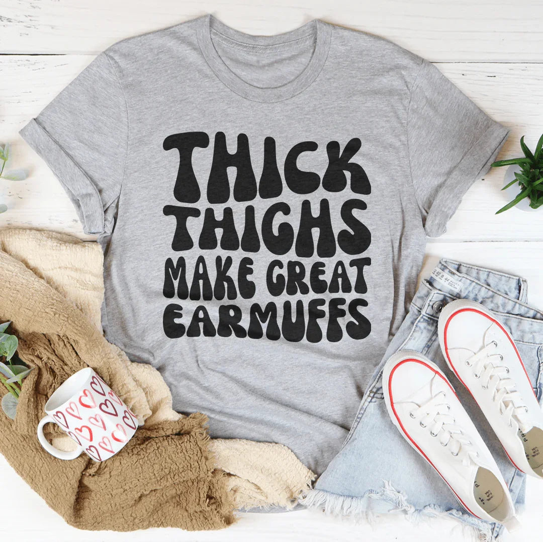 Body Confidence Quote Top – "Thick Thighs Make Great product image 2