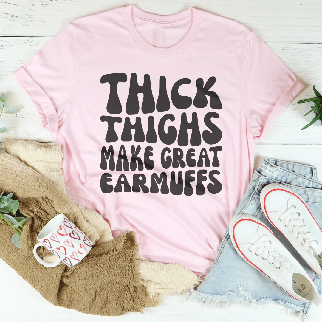 Body Confidence Quote Top – "Thick Thighs Make Great product image 3