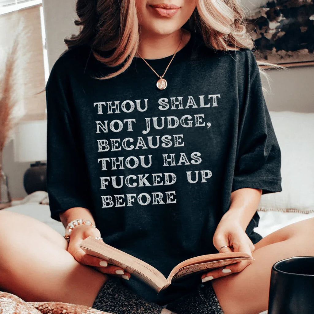 Thou Shalt Not Judge Tee product image 2