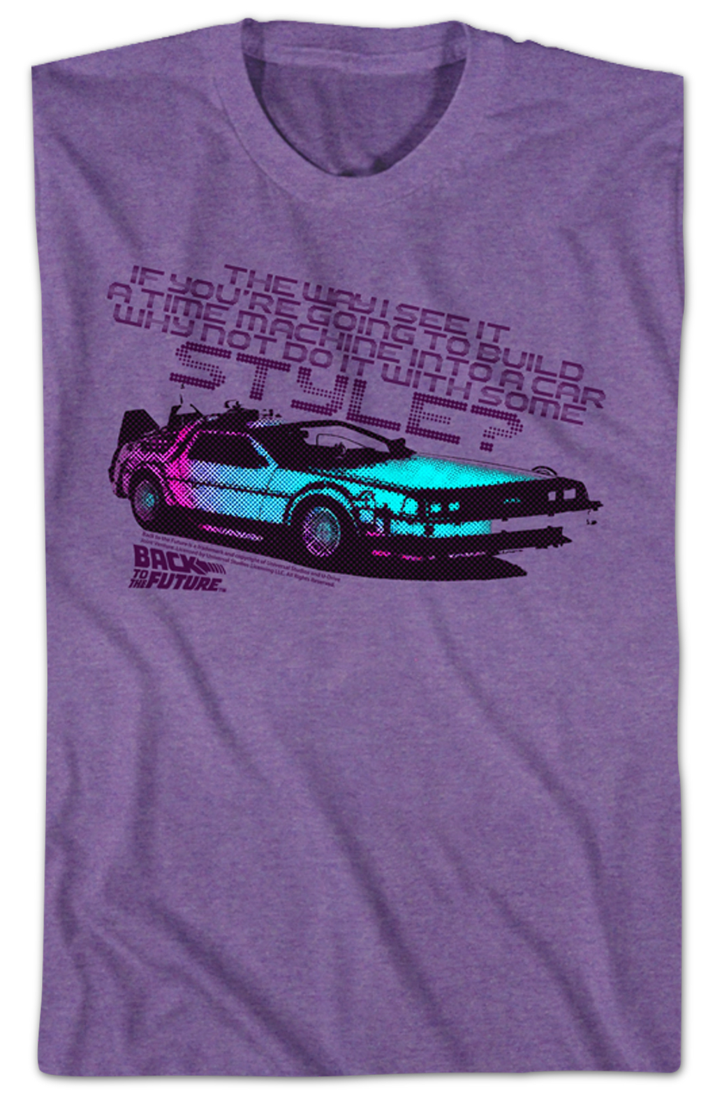 Time Machine With Some Style Back To The Future T-Shirt product image 2